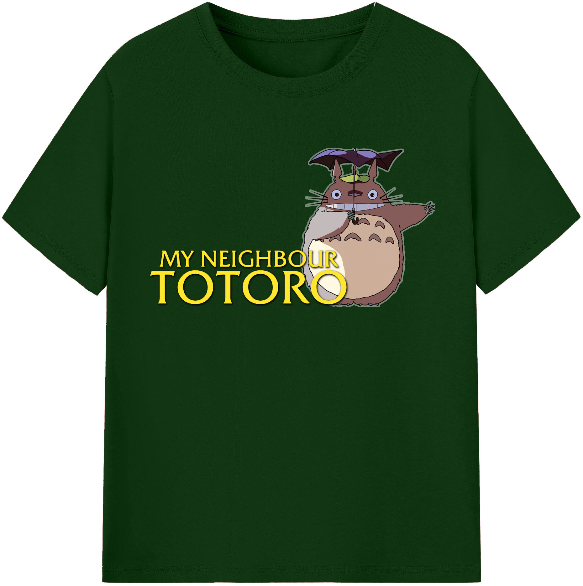 （画像用） となりのトトロ 草壁メイ 草壁サツキ My Neighbor Totoro Satsuki Kusakabe Mei Kusakabe 綿100％半袖Tシャツ（フロントプリント）
